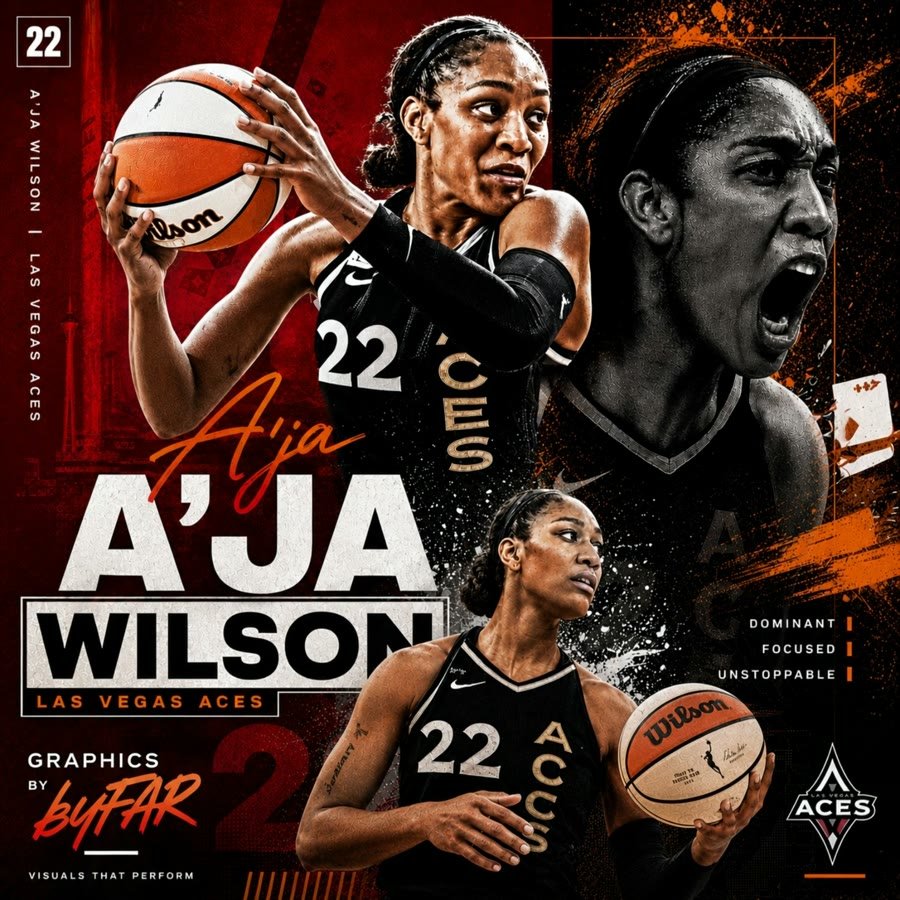 A'ja Wilson — Las Vegas Aces visual study
