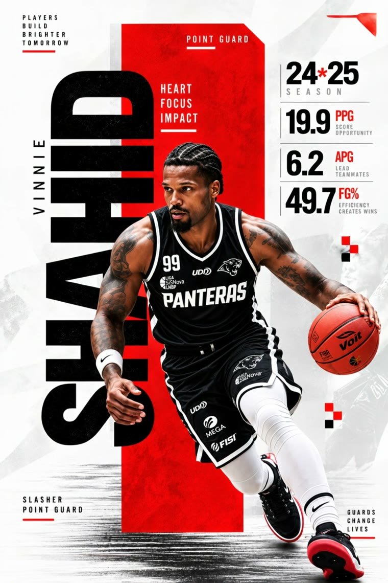 Vinnie Shahid — completed player visual system